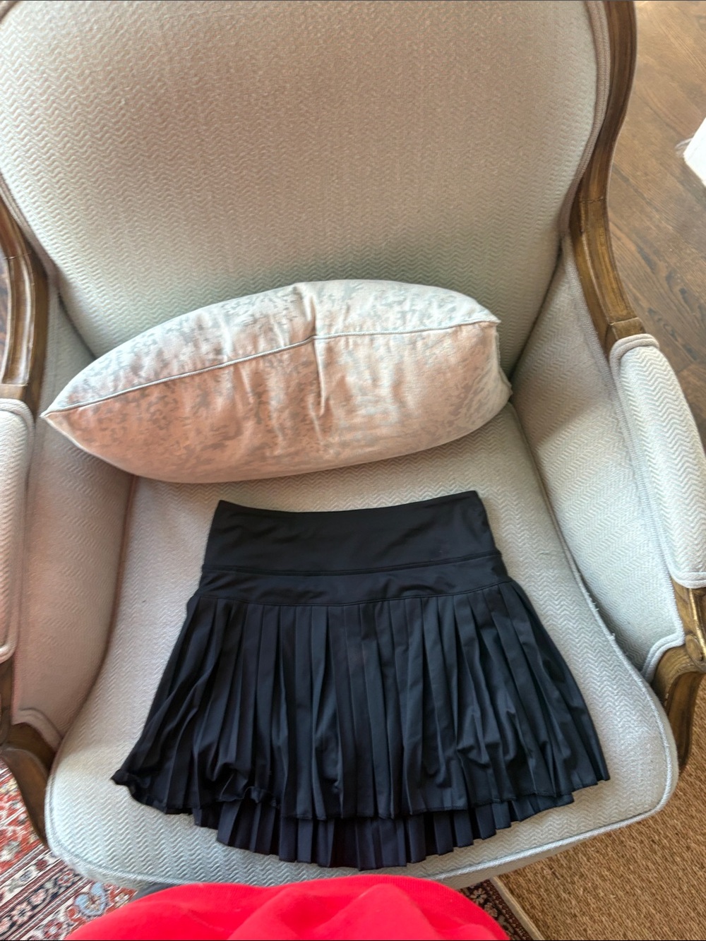 Black Pleated Tennis Skirt - Women
